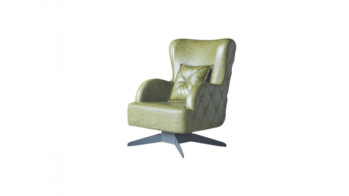 Leder Couch Sofa-Set 2-Sitzer Grün Polster Kissen Sessel Klassisch Weich
