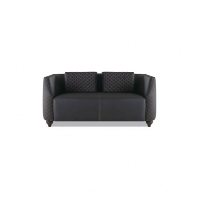 Komplett-Set 3-Sitzer 2-Sitzer Sessel Couchtisch Ledersofas Leder Holz