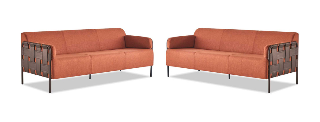 Sitzmöbel 3-Sitzer Couch Modern Sofa-Set Dreisitzig Sofagarnituren Leder