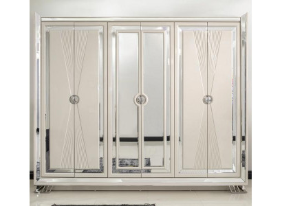 Luxus Kleiderschrank Hochglanz Schlafzimmer Weiß Holz Moderne Schränke