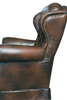 Chesterfield Sessel Ohrensessel Fernsehsessel Couch Relax Leder Sofa Sitzer Neu