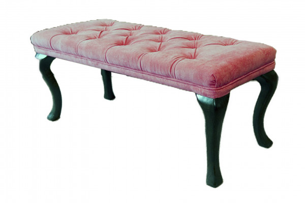 Chesterfield Hocker Beistellhocker Ottomane Couch Leder Stoff TORBAY II Neu