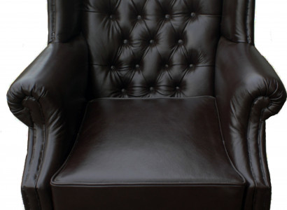 Chesterfield Sessel Ohrensessel Fernsehsessel Couch Relax Leder Sofa Sitzer C.15