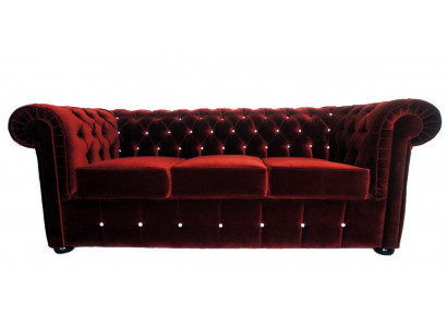 Chesterfield Sofa Couch Polster Designer 3 Sitzer Garnitur Sofas Neu CHESTER 4