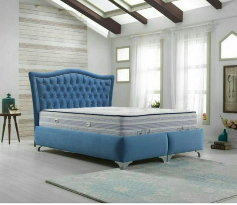 Chesterfield Bett Polsterbett Doppelbett Betten Big XXL Designer Luxus Bett Neu