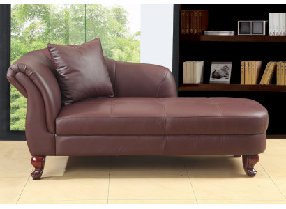 Lounge Liege Ottomane Polster Sofa Büro Relax Leder Chaiselongues Neu 1672