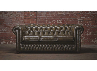 Chesterfield 3 Sitzer XXL Polster Sitz Couch Sofa Garnitur Big Couchen 2016-06