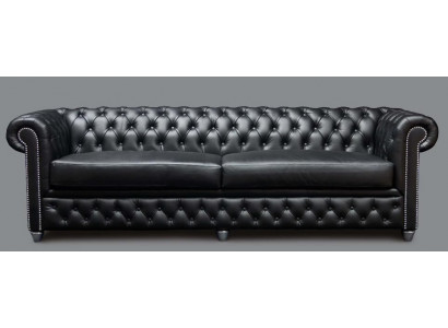 Chesterfield 3 Sitzer XXL Polster Sitz Couch Sofa Garnitur Big Couchen 2016-22