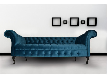 Chesterfield Sofa Polster Designer Couchen Sofas Garnitur Textil Stoff Textil 16