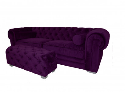 Chesterfield Sofa Polster Designer Couchen Sofas Garnitur Couch SLIII Sofa №37