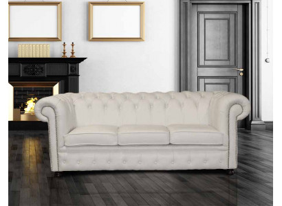 Sofa Couch Polster Garnitur Sitz Sofas Couchen Chesterfield 3 Sitzer NAPOLI III