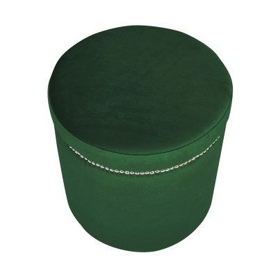 Hocker Fußhocker Ottoman Sitzhocker Sitzpouf Wohnzimmer Designer Okrugla40