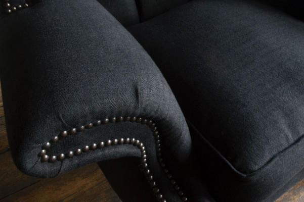 Ohrensessel Sessel Fernseh Design Polster Sofa Couch Chesterfield Textil Neu 353