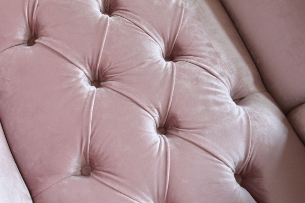 Ohrensessel Sessel Fernseh Design Polster Sofa Couch Chesterfield Textil Neu 356