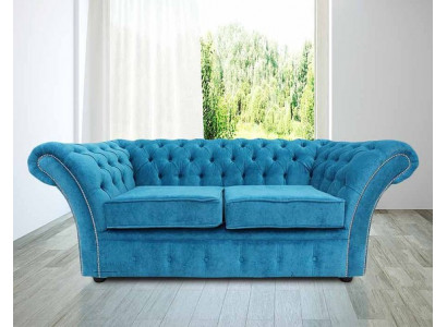 Chesterfield Sofa Couch Polster Sofas Klassischer 2Sitzer Leder Stoff Winchester