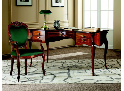 Schreibtisch Barock Rokoko Tisch 2tlg. Set Garnitur Italienische Möbel