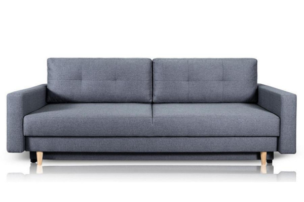 Stil, Strenge und Komfort sind die Hauptvorteile dieses komfortablen und praktischen ausziehbaren 3-Sitzer-Sofas 