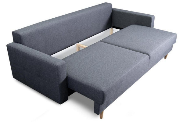 Stil, Strenge und Komfort sind die Hauptvorteile dieses komfortablen und praktischen ausziehbaren 3-Sitzer-Sofas 