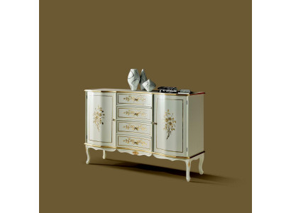 Luxus Kommode Schrank Italienische Holz Möbel Design Sideboard Konsole