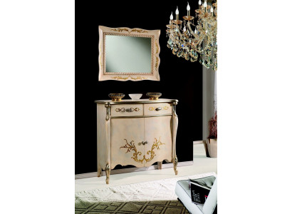 Luxuriöse Möbel Holz Stil Barock Weiß Schrank Kommode Schränke Designer