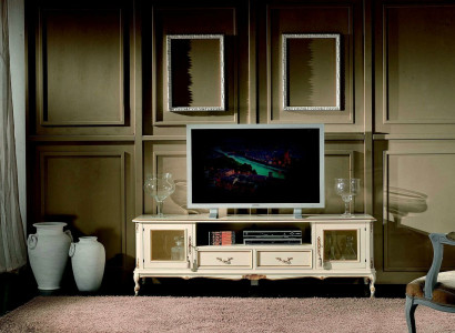 Sideboard tv Lowboard rtv Schrank Tisch Wohnzimmer Holz Möbel Barock Stil Neu