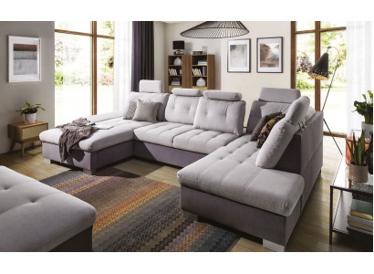 Multifunktions Couch Ecksofa Couch Polster Verstellbarer Rücken Wohnlandschaft