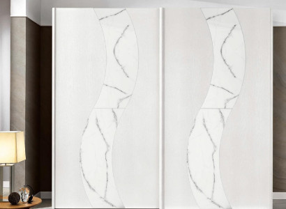 Schränke Kleiderschrank mit Schwebetüren Schlafzimmer Schrank Holz Design Modern