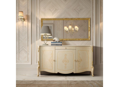 Design Möbel Stil Barock Kommode Anrichte Sideboard Holz Italien Low Sideboard