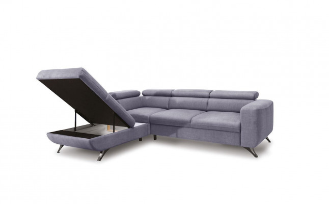 Moderne Schlafcouch Schlafsofa Bettfunktion Sofa Couch Polster Sitzgarnitur Ecke