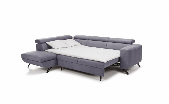 Moderne Schlafcouch Schlafsofa Bettfunktion Sofa Couch Polster Sitzgarnitur Ecke