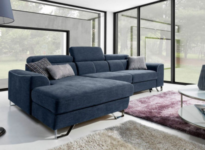 Stilvolles, sehr weiches, ultra komfortables Ecksofa in modischer und luxuriöser Polsterung