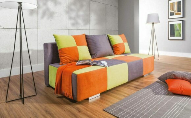 Ultrakompaktes modernes 3-Sitzer-Schlafsofa für Ihr Jugendstilhaus