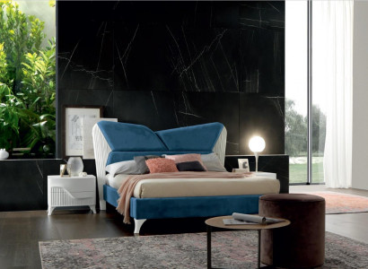 Bett Doppelbetten Hotel Bett Modern Bettgestell Luxus Design Bettrahmen Holz Neu