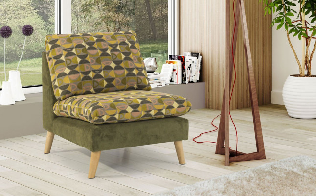Design Relax Club Sessel Lounge Sofa 1 Sitzer Fernseh Stuhl Polster Stoff