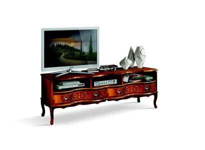Italienische Holz Möbel Sideboard tv Lowboard Lang rtv Schrank Luxus Wohnzimmer Neu