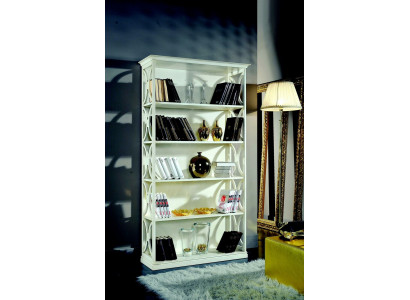 Design Luxus Bücher Regale Weiß Klassischen Stil Schrank Holz Italienische