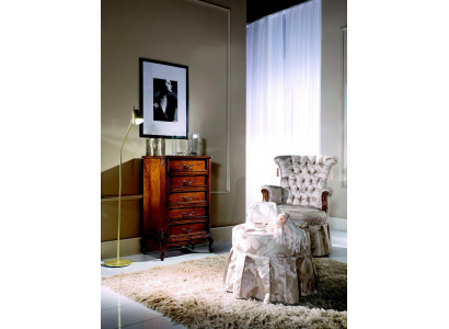 Design Möbel Stil Barock Kommode Schrank Braun Holz Italienische Möbel Neu