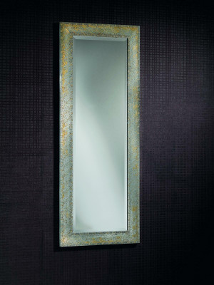 Klassischer Wandspiegel Holzrahmen Spiegel Möbel 180x90 Hängespiegel Wohnzimmer