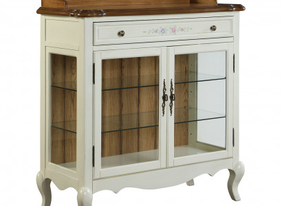 Wohnzimmer Schrank Klassische Vitrine Vitrinenschrank Seitenschrank anrichte neu