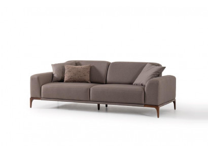 Wohnzimmer Sofa Couch Dreisitzer Design Luxus Couchen Möbel braun