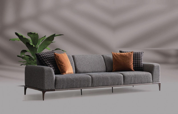 Sofagarnitur 4 1 Sitzer Sofa Sessel Couchtisch Beistelltische Garnitur 5tlg.