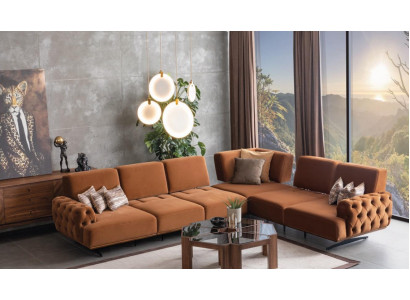 Wohnlandschaft Sofa L-Form Couch Garnitur Design Modern Sofas Ecksofa