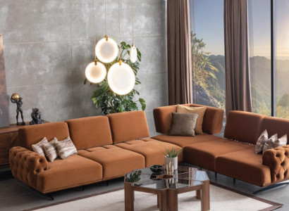 Wohnlandschaft Sofa L-Form Couch Garnitur Design Modern Sofas Ecksofa