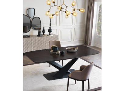 Esszimmer Holz Tische Essgruppe Set Stuhl Gruppe Neu 4x Design 5tlg
