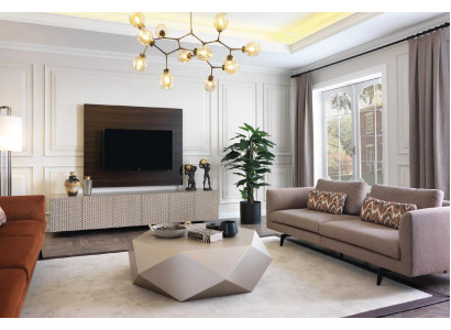 Wohnzimmer Couchtisch Tisch Design Möbel Luxus Einrichtung Sofa beige