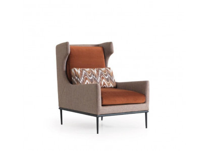 Wohnzimmer Sessel Couch Polster Design Textil 1 Sitz Couchen Polster