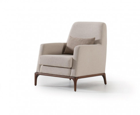 Design Sofa Sessel Couch Polster Luxus Textil Couchen 1 Sitzer neu grau