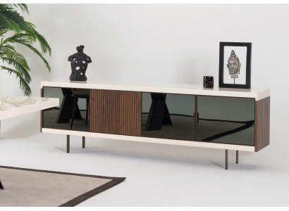 Niedriges Sideboard Schrank Kommode Schränke Kommoden 225cm Anrichte