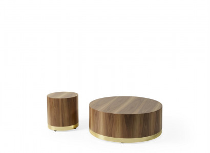 Couchtisch Tisch Beistelltisch Wohnzimmertisch Holz Tische Beistell Rund