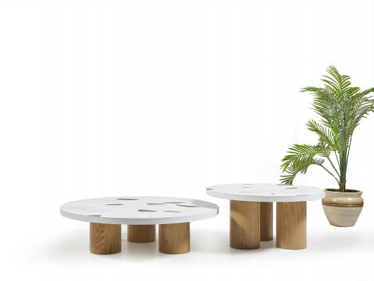 Couchtisch Luxus Design Weiß Holz Tisch Kaffee Beistell Wohnzimmer Neu